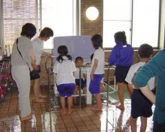 神岡小学校5年生 旭ヶ丘にて
