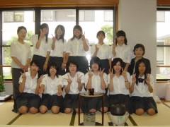 飛騨神岡高校茶道部による呈茶