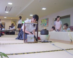 飛騨神岡高校茶道部による呈茶