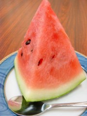 冷たいすいか