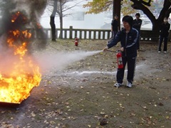 初期消火訓練