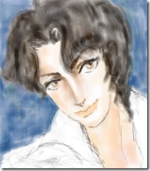 朝海ひかるさんの似顔絵