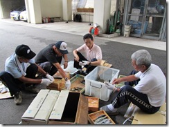 「たんぽぽ戦隊 鮎焼き隊ンジャー」の4人